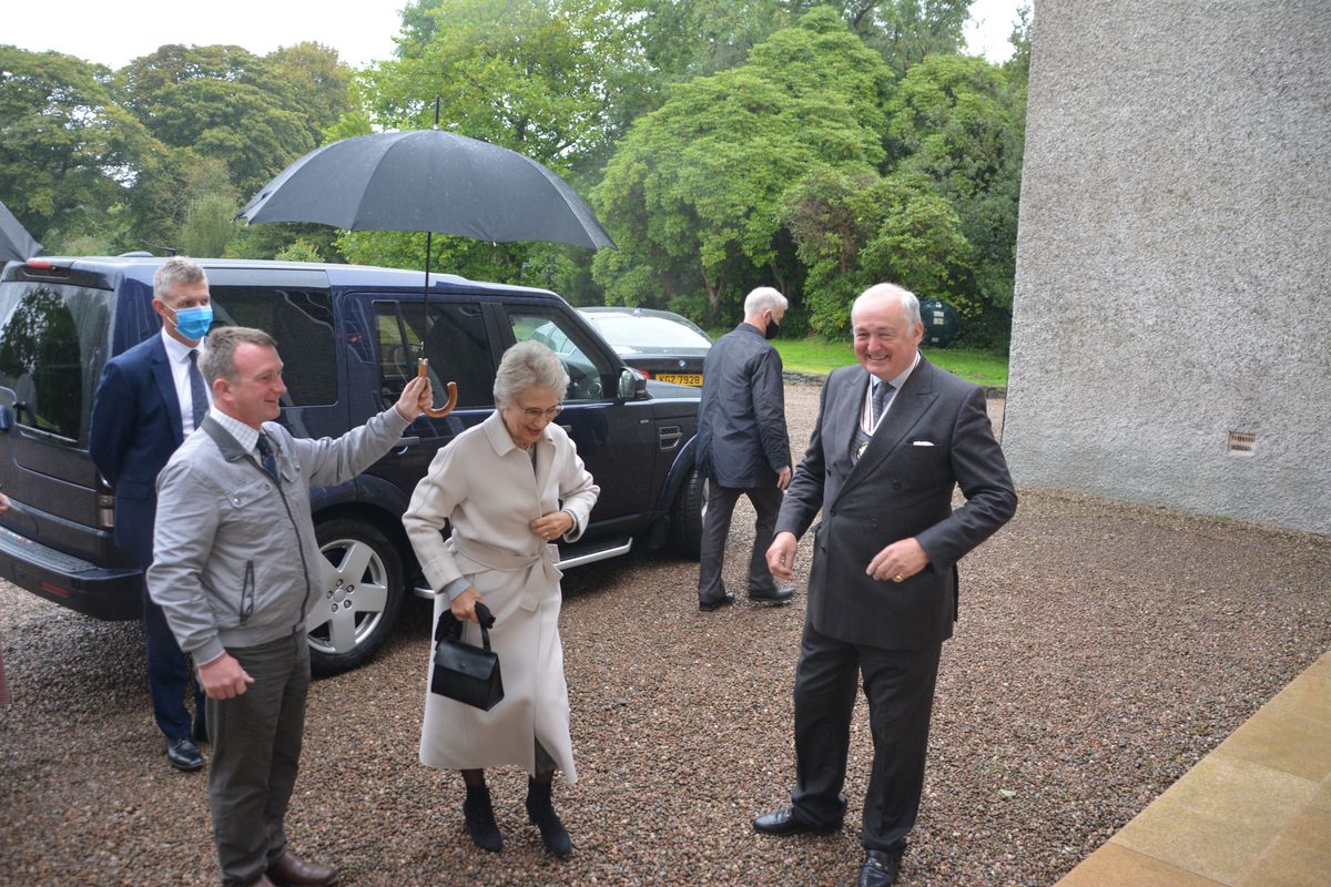 Noel Lamb DL welcomes HRH The Duchess of Gloucester
